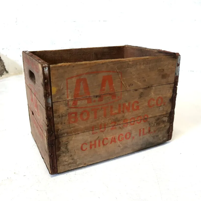 A.A. BOTTLING ビンテージ ウッドボックス