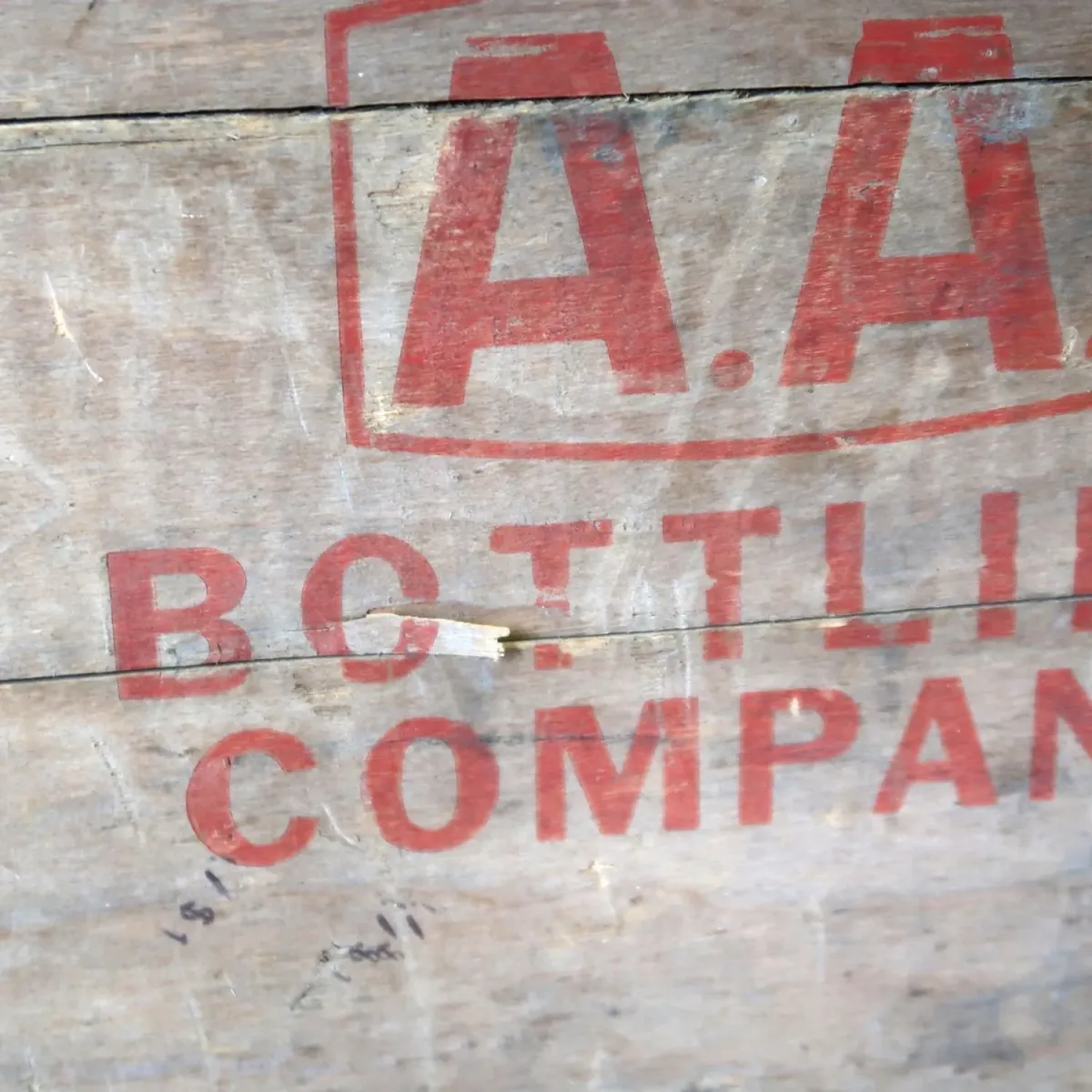 A.A. BOTTLING ビンテージ ウッドボックス