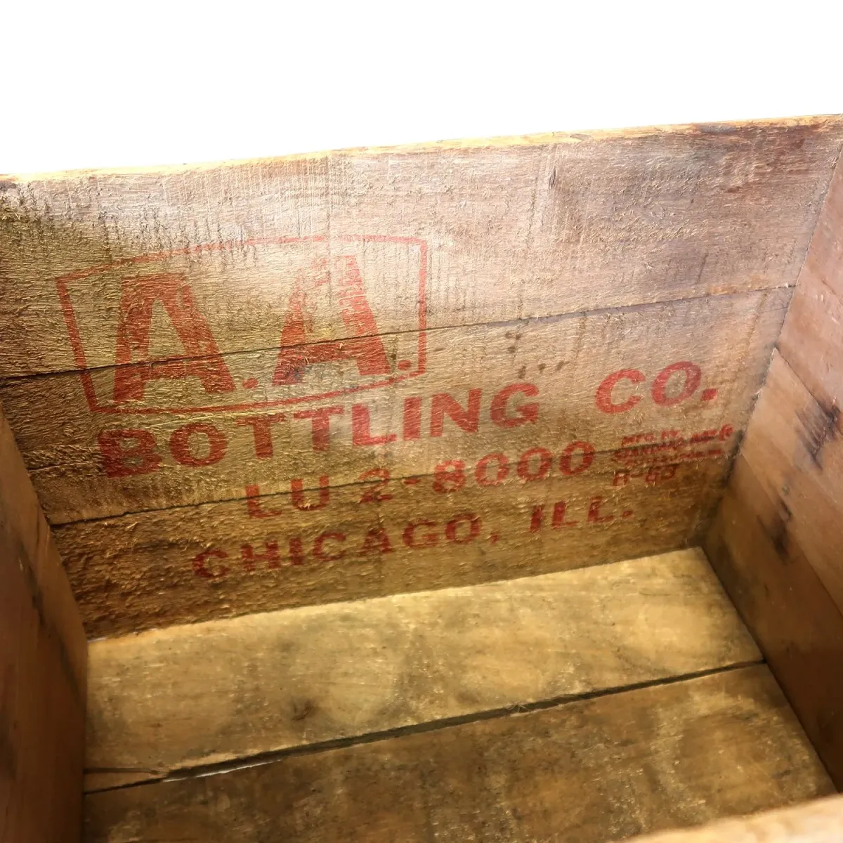 A.A. BOTTLING ビンテージ ウッドボックス