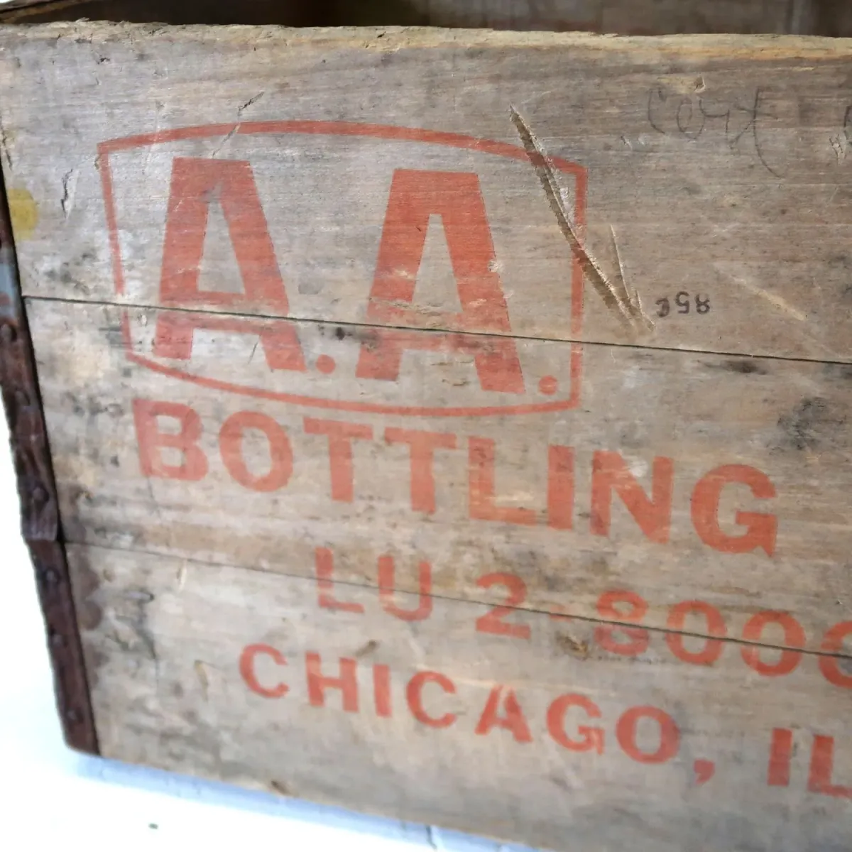 A.A. BOTTLING ビンテージ ウッドボックス