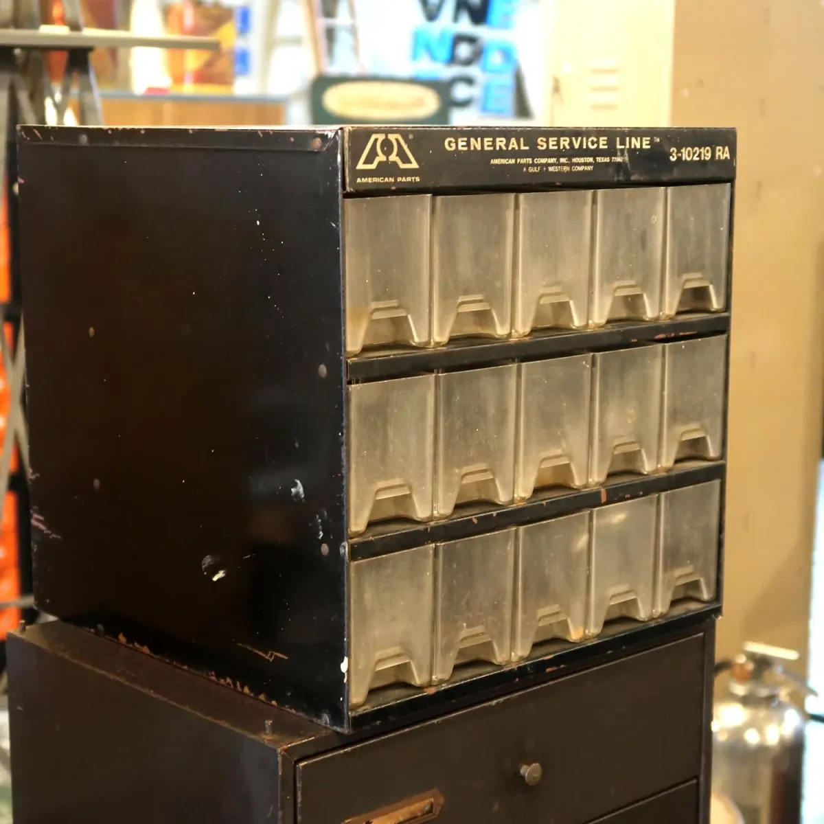 AMERICAN PARTS ビンテージ パーツキャビネット