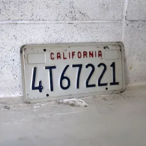 CALIFORNIA USEDナンバープレート