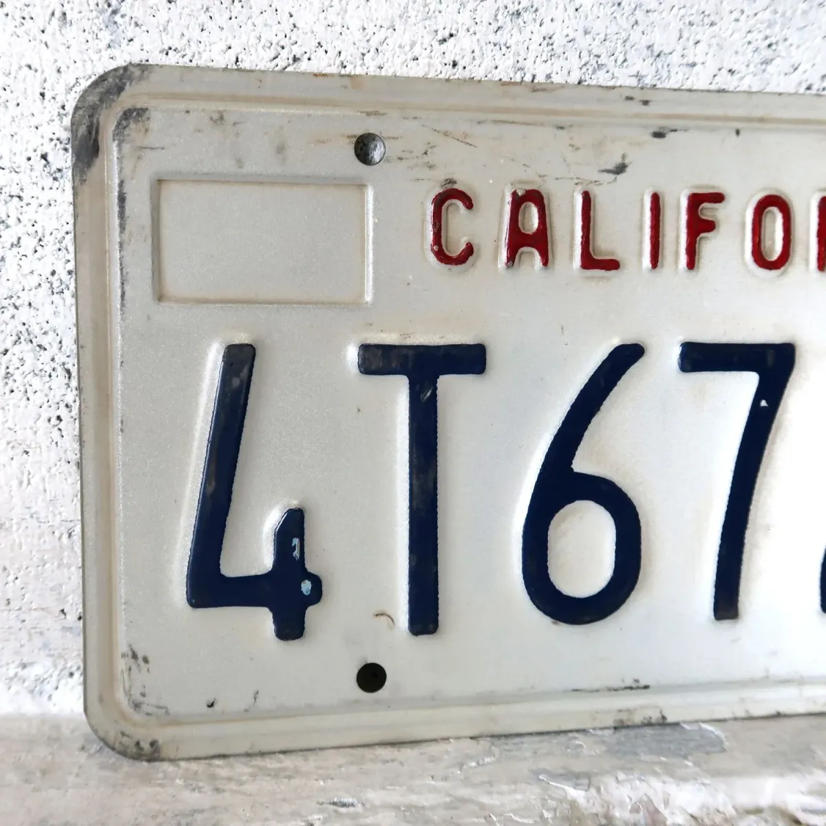 CALIFORNIA USEDナンバープレート