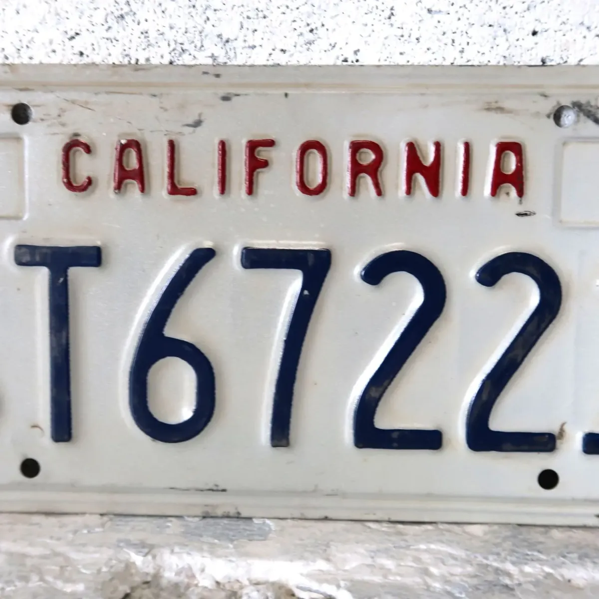 CALIFORNIA USEDナンバープレート