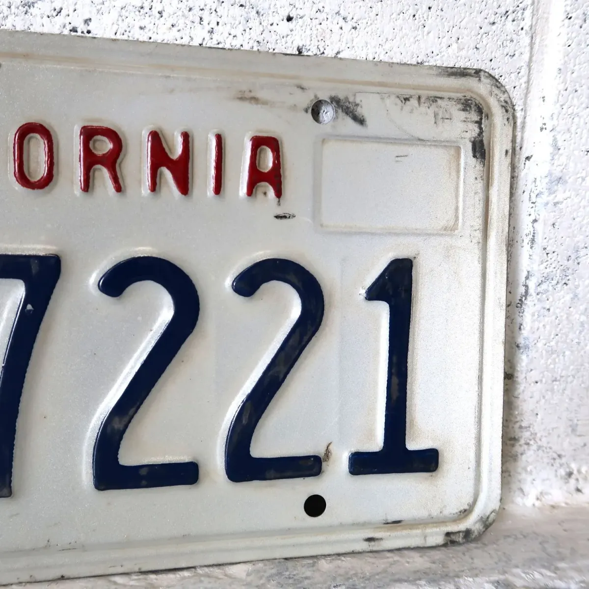 CALIFORNIA USEDナンバープレート