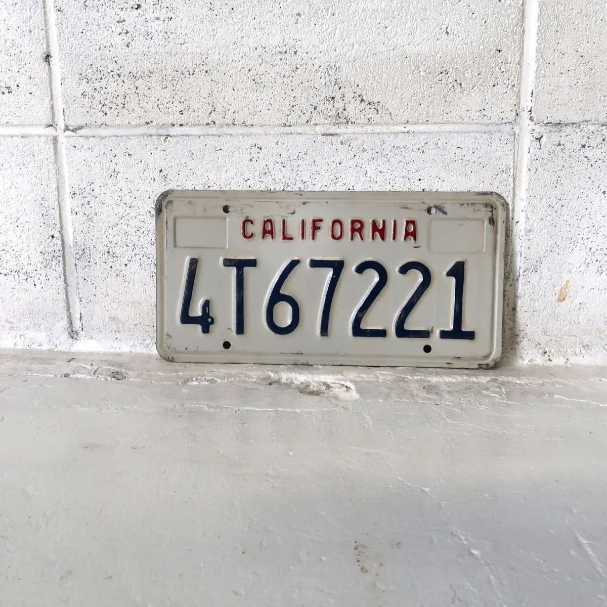 CALIFORNIA USEDナンバープレート