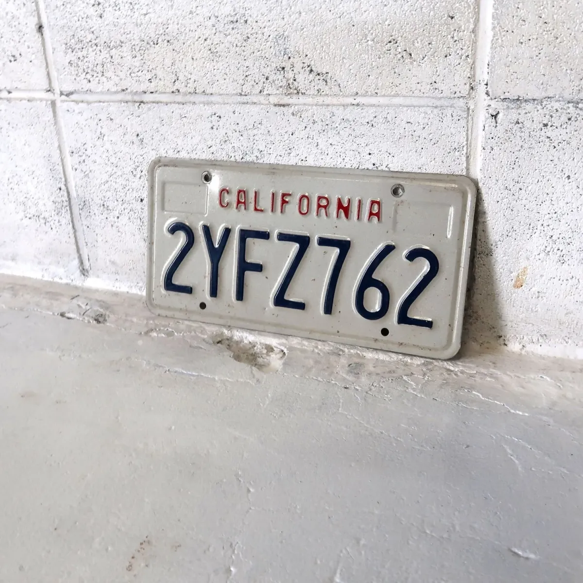 CALIFORNIA USEDナンバープレート