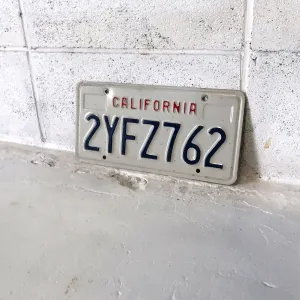 CALIFORNIA USEDナンバープレート