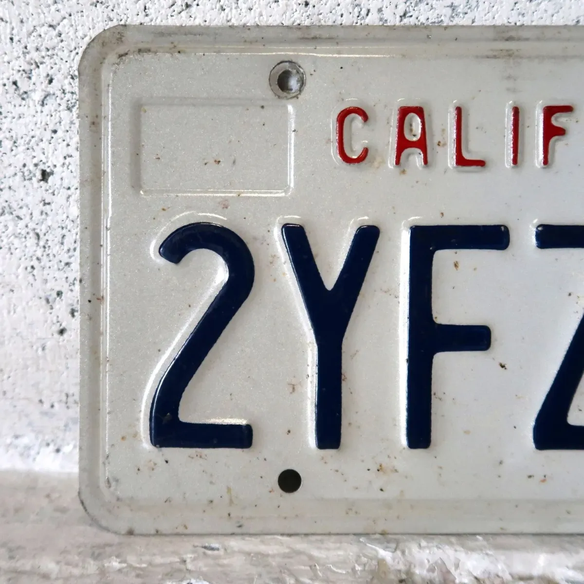 CALIFORNIA USEDナンバープレート