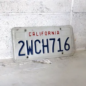 CALIFORNIA USEDナンバープレート