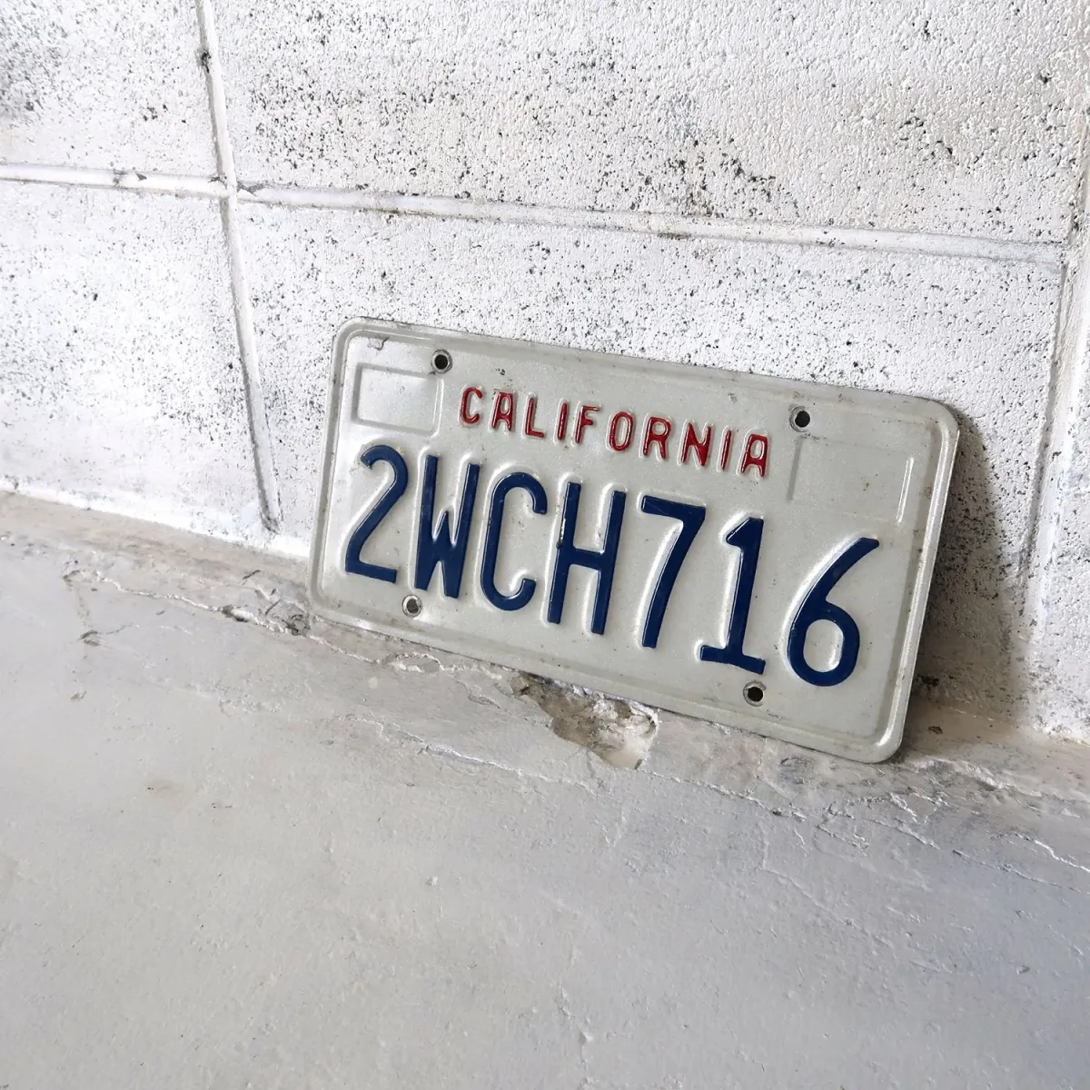 CALIFORNIA USEDナンバープレート
