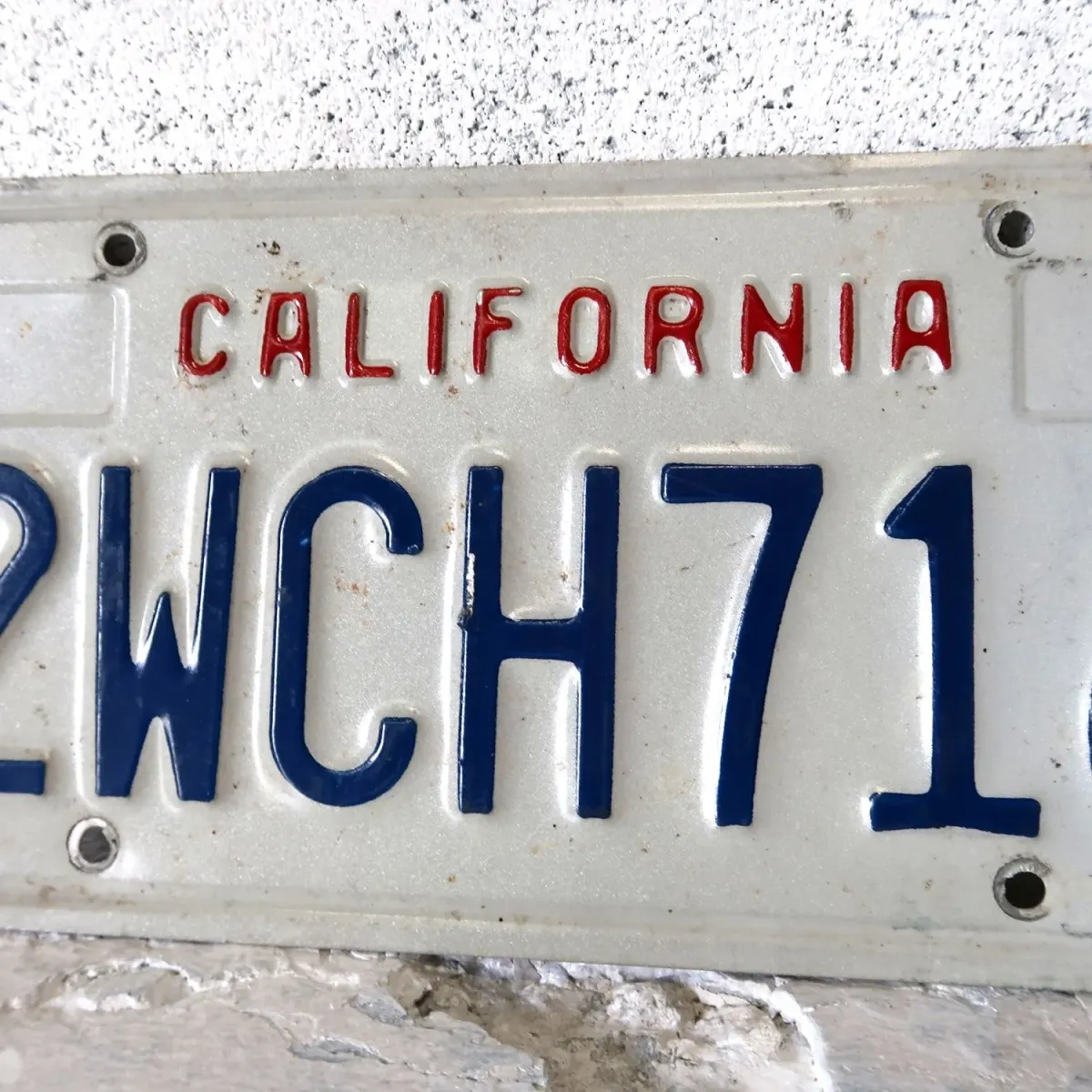 CALIFORNIA USEDナンバープレート