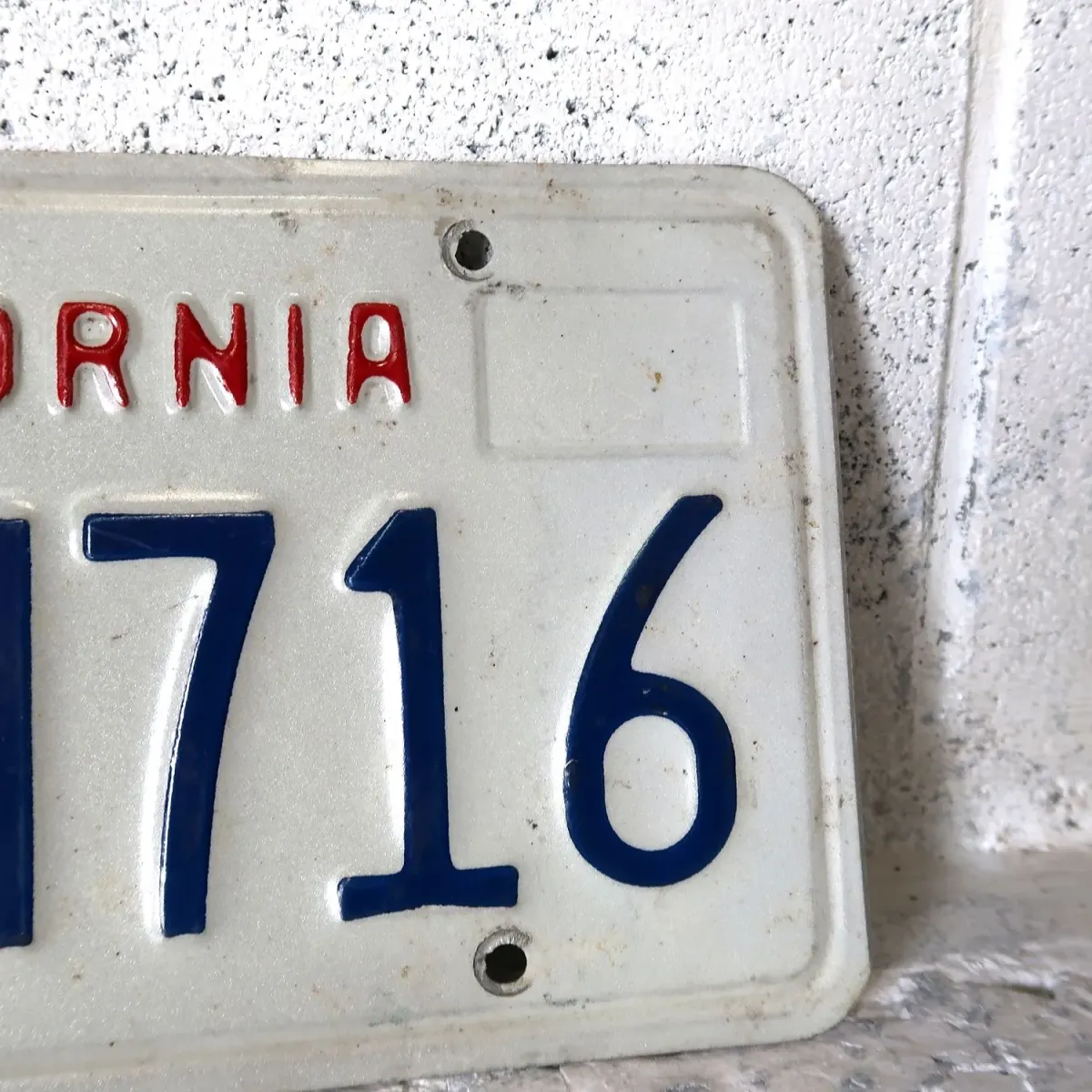 CALIFORNIA USEDナンバープレート