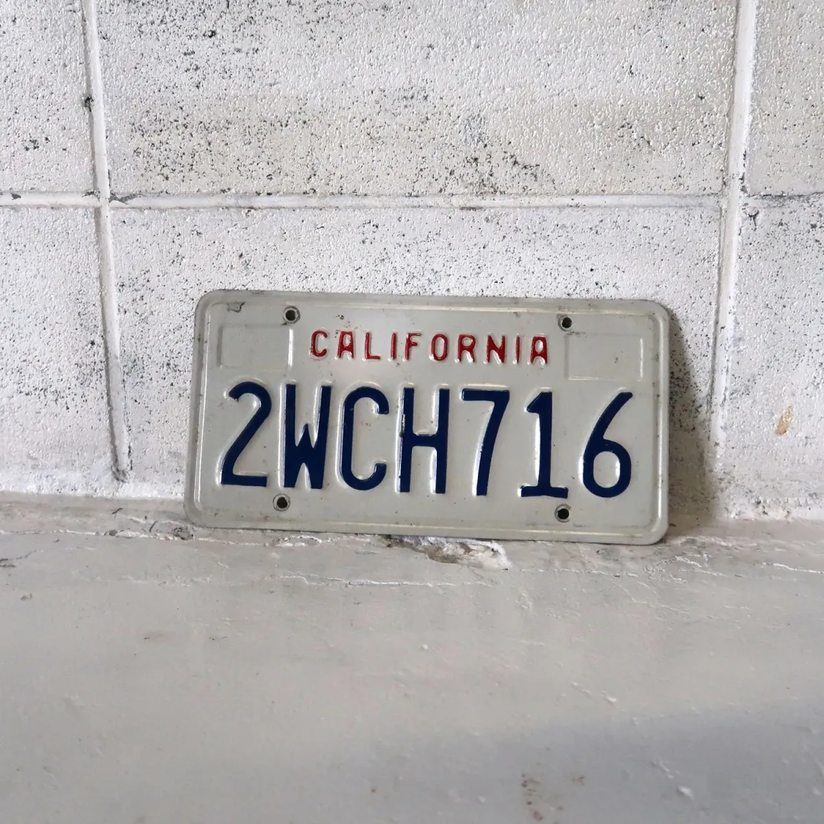 CALIFORNIA USEDナンバープレート