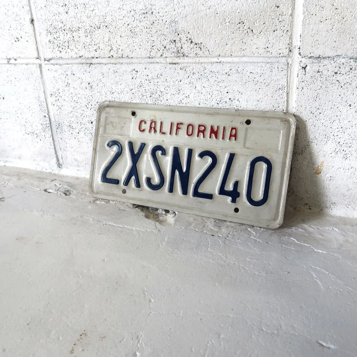 CALIFORNIA USEDナンバープレート