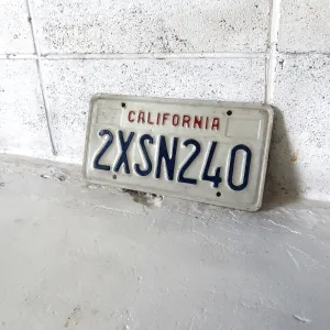 CALIFORNIA USEDナンバープレート