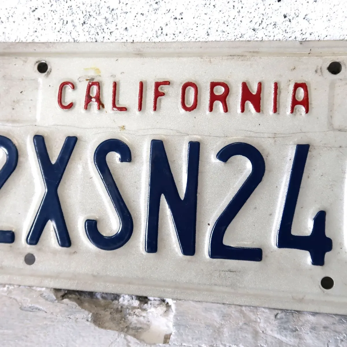 CALIFORNIA USEDナンバープレート