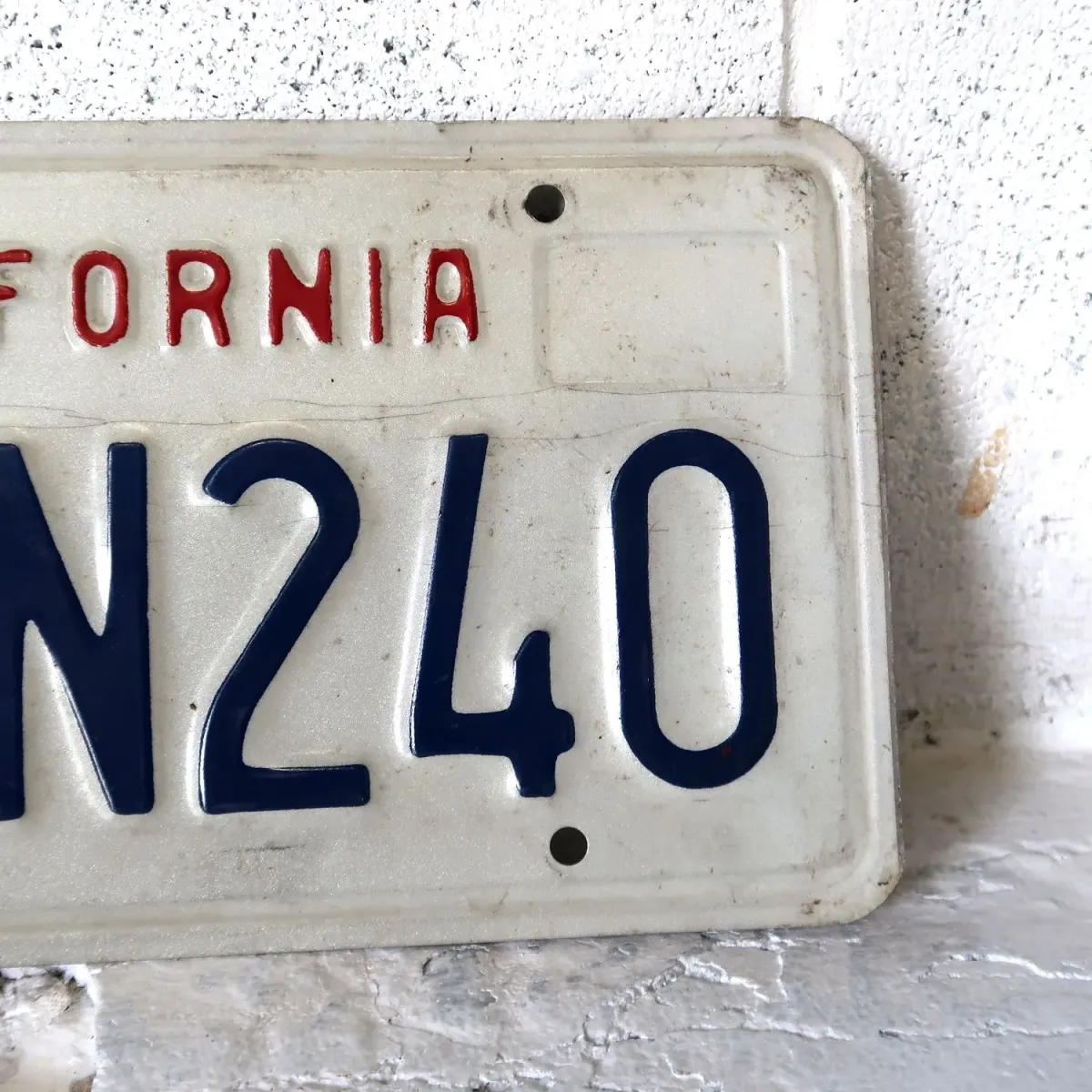 CALIFORNIA USEDナンバープレート