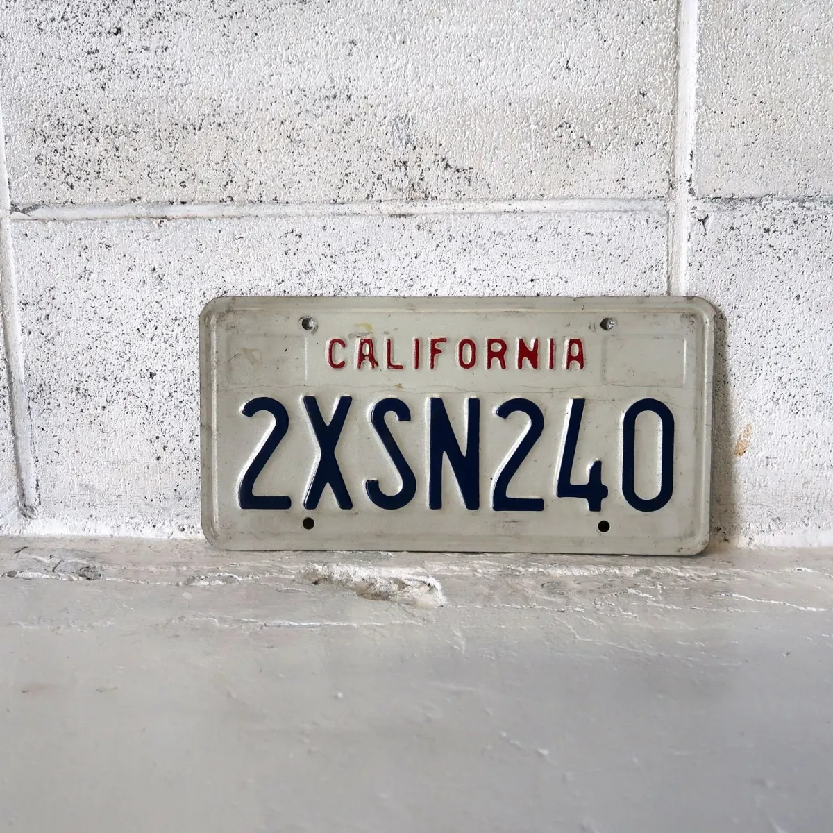 CALIFORNIA USEDナンバープレート