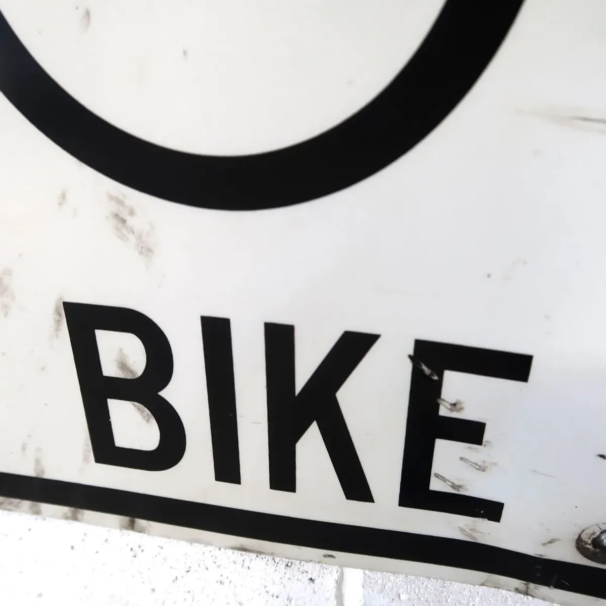 BIKE LANE ビンテージ ロードサイン
