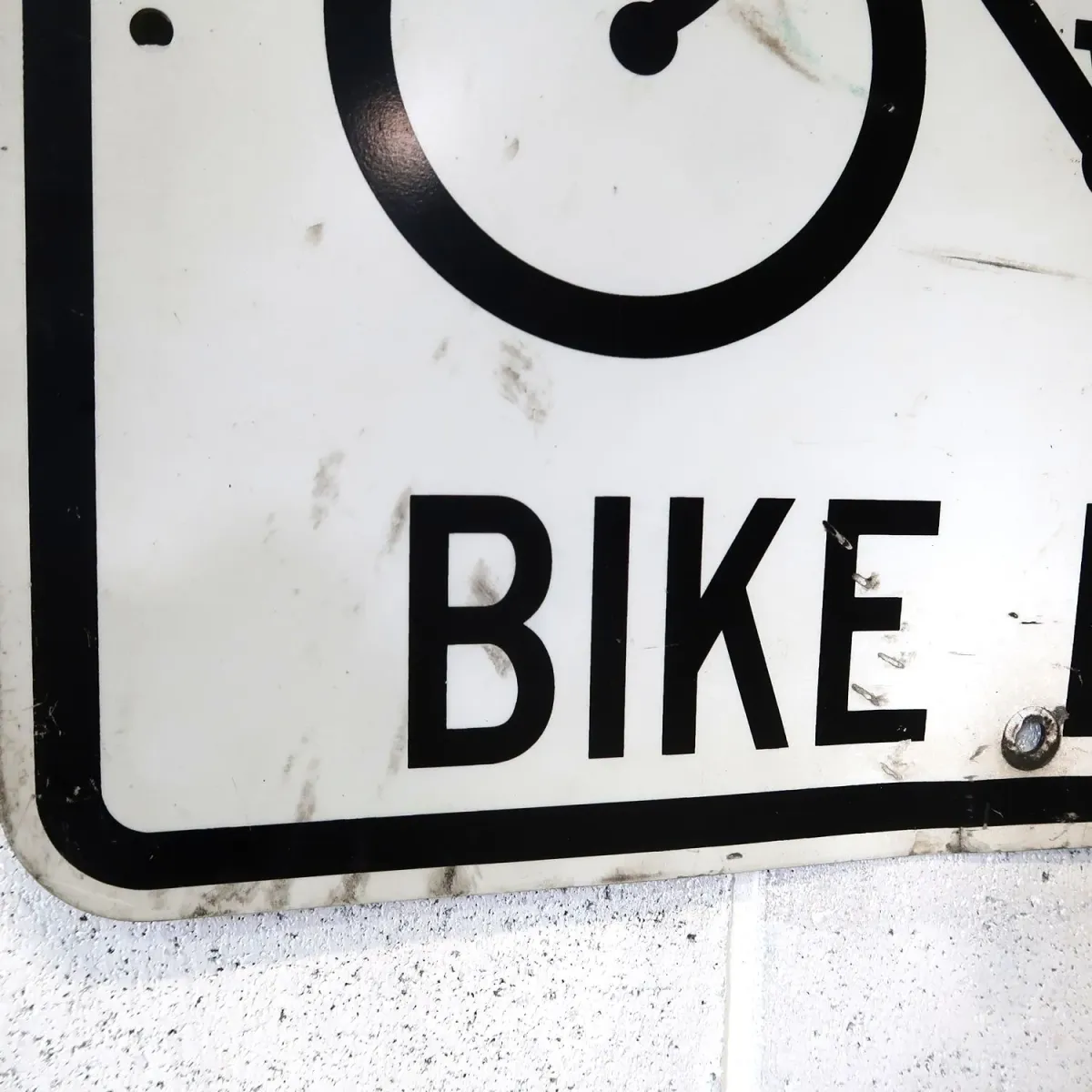 BIKE LANE ビンテージ ロードサイン