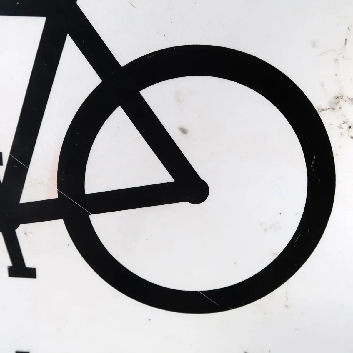 BIKE LANE ビンテージ ロードサイン