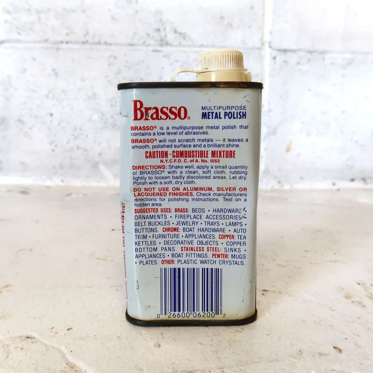 Brasso ビンテージ ポリッシュ缶