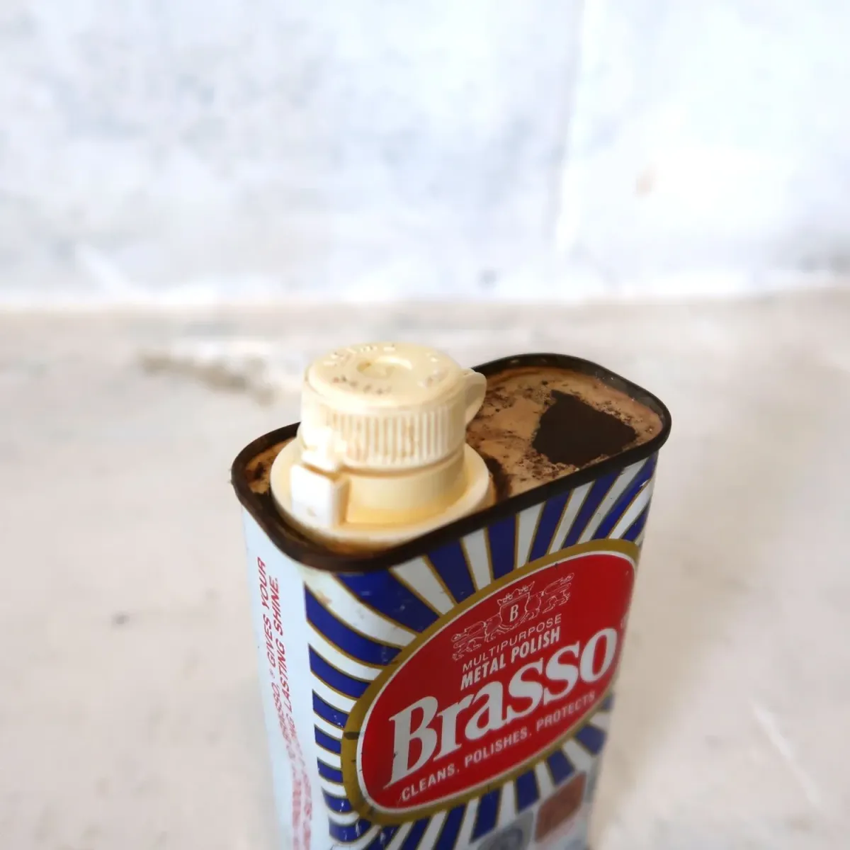 Brasso ビンテージ ポリッシュ缶