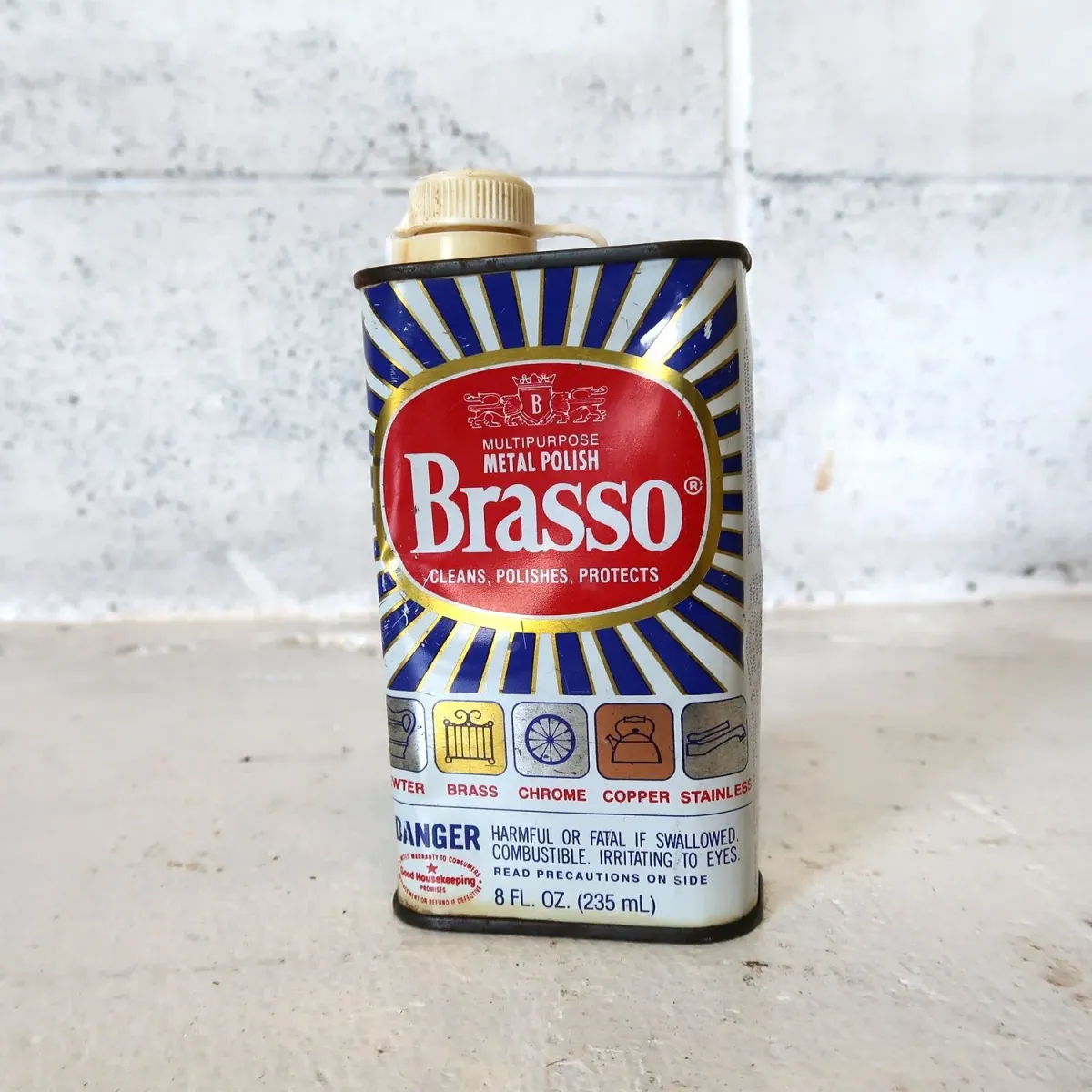 Brasso ビンテージ ポリッシュ缶