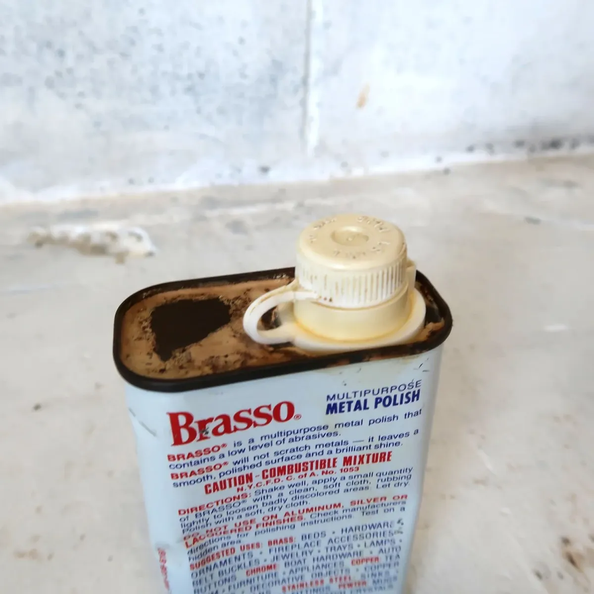 Brasso ビンテージ ポリッシュ缶
