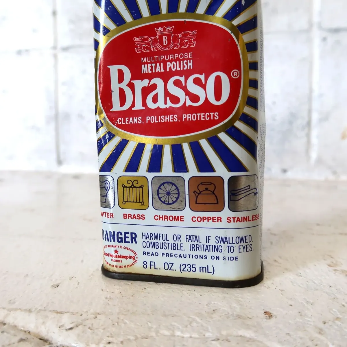 Brasso ビンテージ ポリッシュ缶