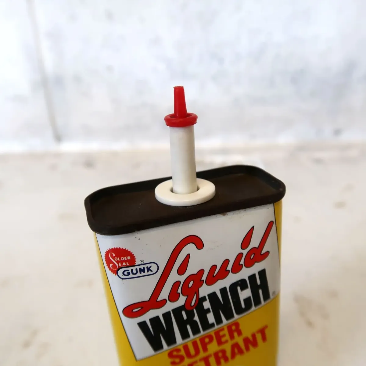 Liquid WRENCH ビンテージ ミニオイル缶
