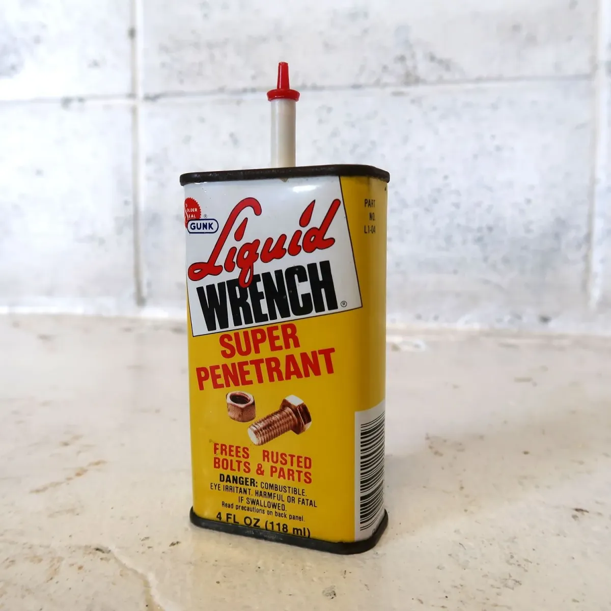 Liquid WRENCH ビンテージ ミニオイル缶