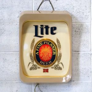 Miller Lite ビンテージ ライトサイン