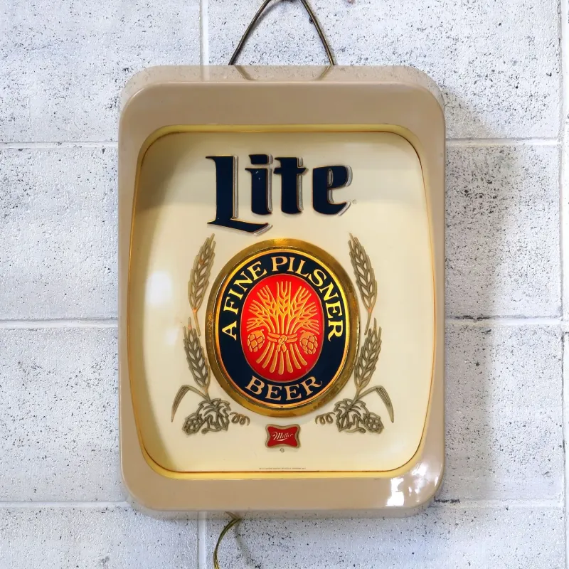Miller Lite ビンテージ ライトサイン