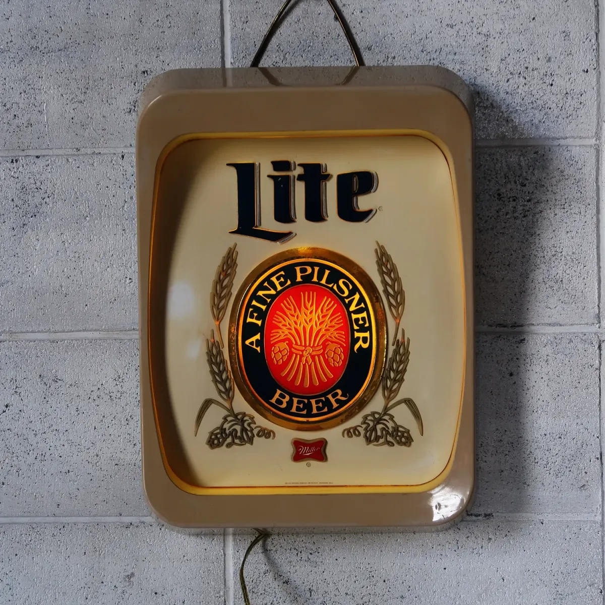 Miller Lite ビンテージ ライトサイン