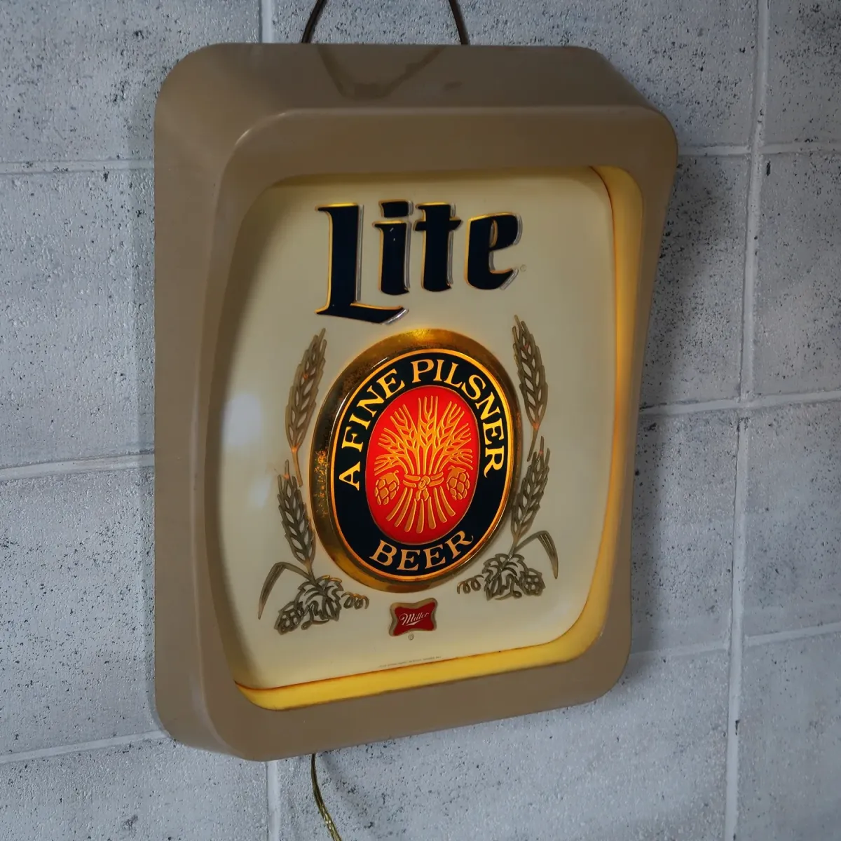 Miller Lite ビンテージ ライトサイン