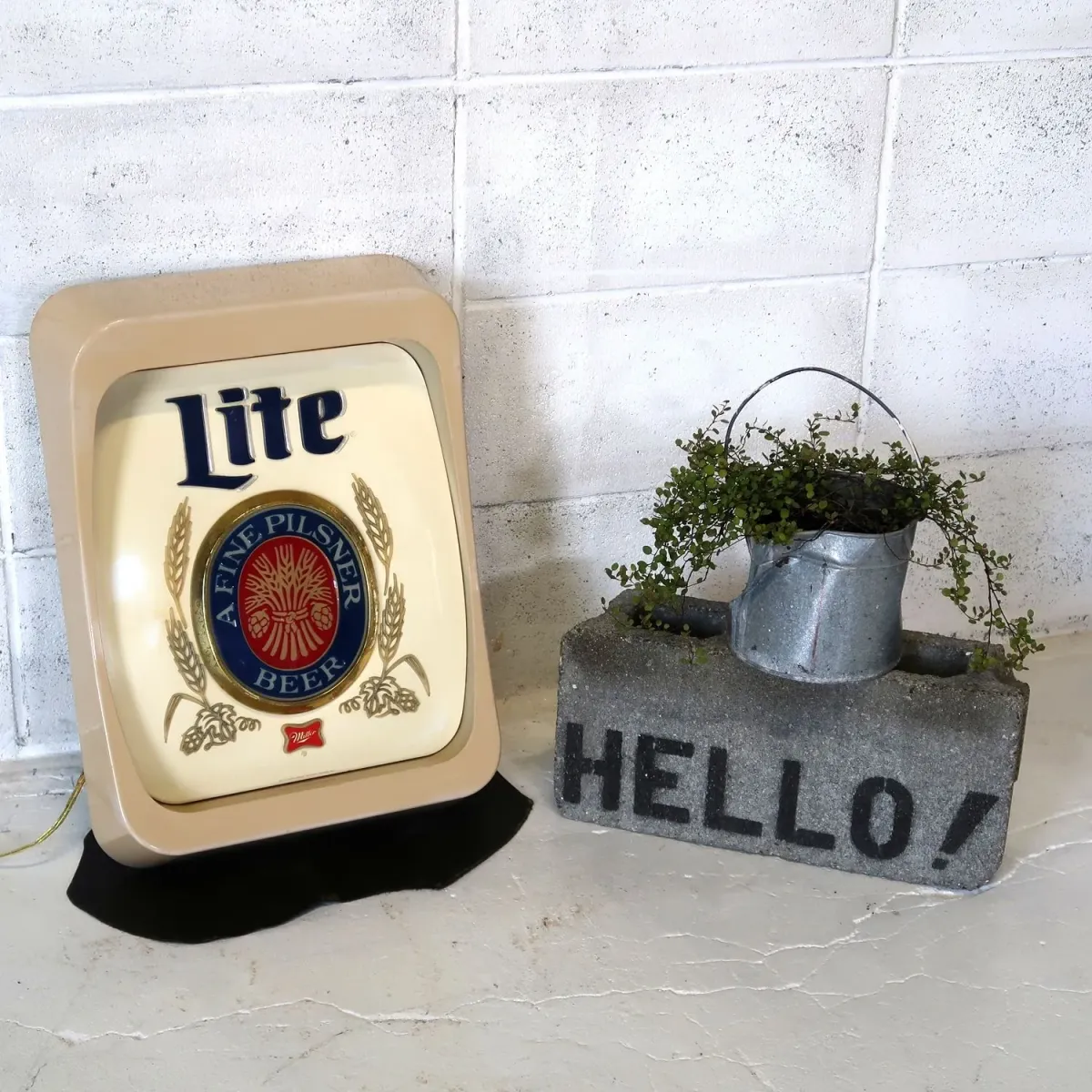 Miller Lite ビンテージ ライトサイン