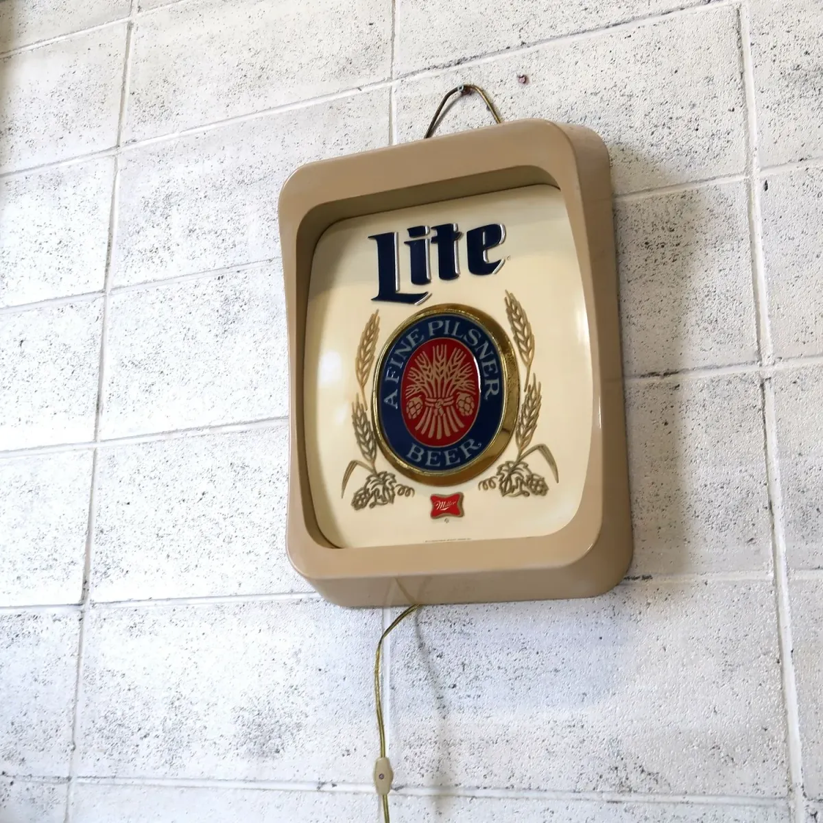 Miller Lite ビンテージ ライトサイン