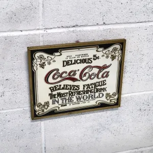 Coca Cola ビンテージ ミニパブミラー