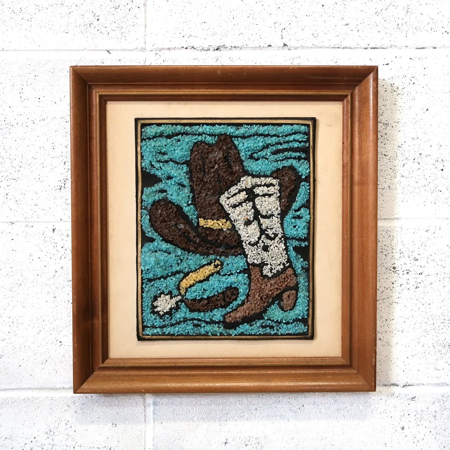 ヴィンテージグラベルアート壁掛け２個セット ヴィンテージグラベルアート壁掛け2個セット ウォールアート 壁掛け 2