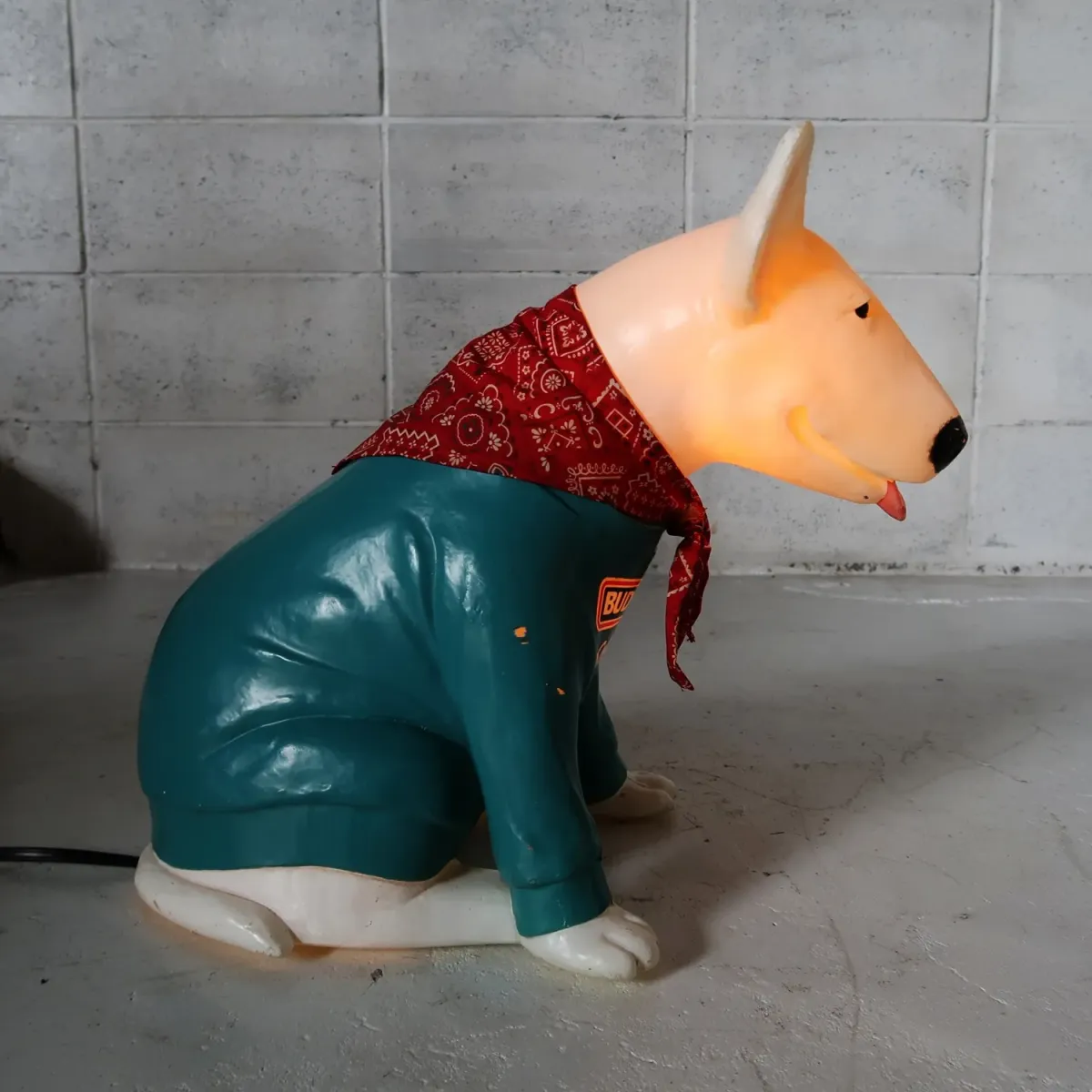 80's BUD LIGHT バド犬ライトサイン Spuds Mackenzie