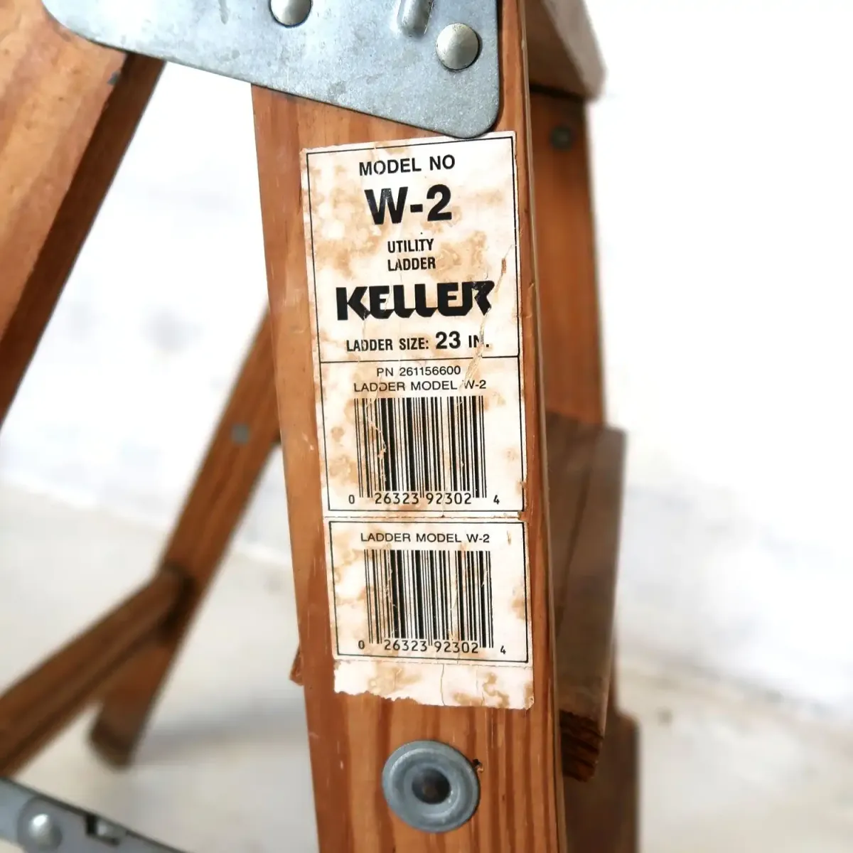 KELLER ビンテージ ウッドステップラダー