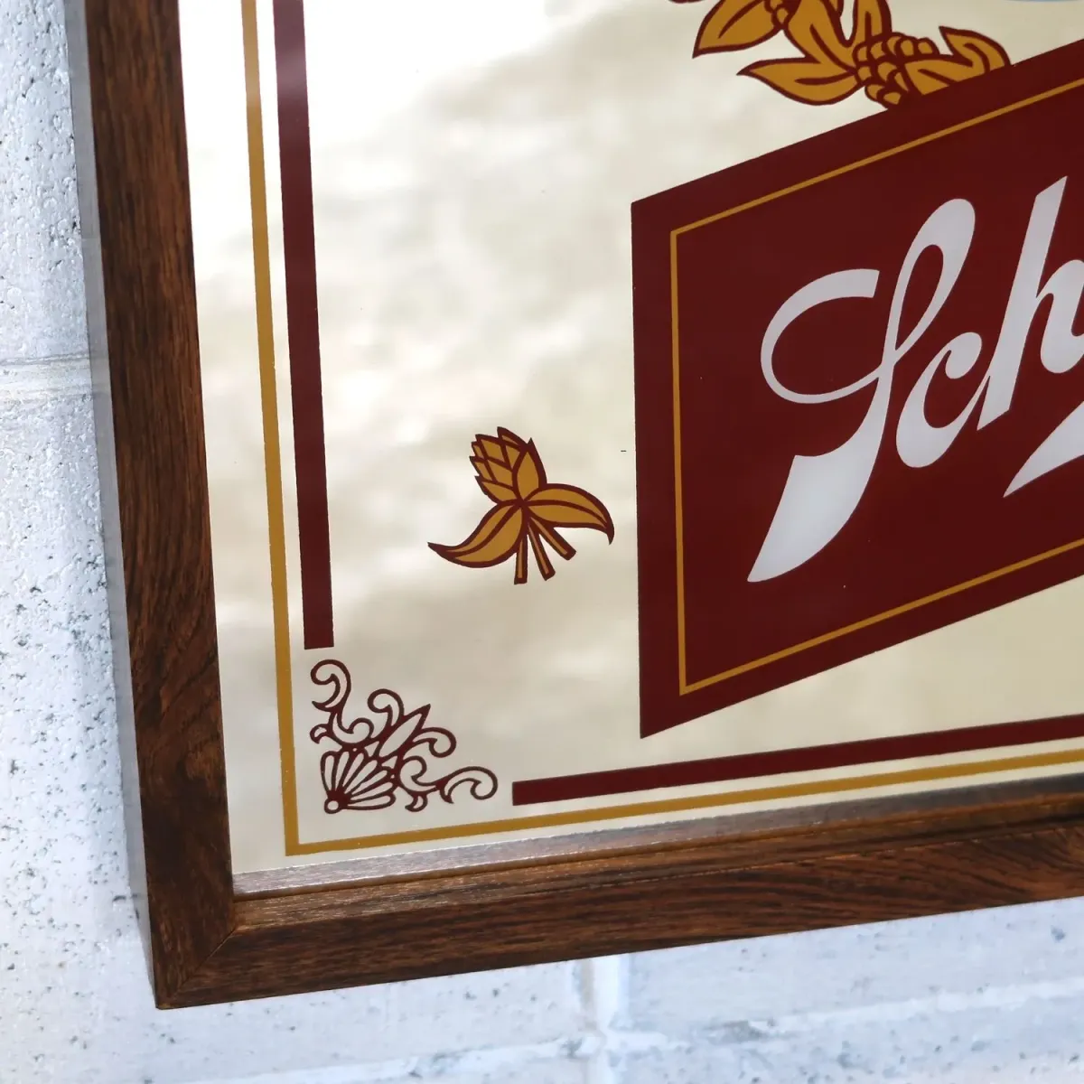 Schlitz ビンテージ パブミラークロック