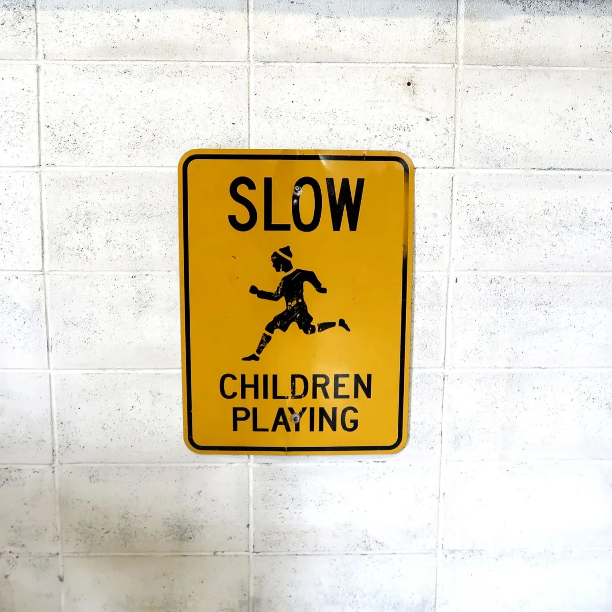 SLOW CHILDREN PLAYING ビンテージ ロードサイン
