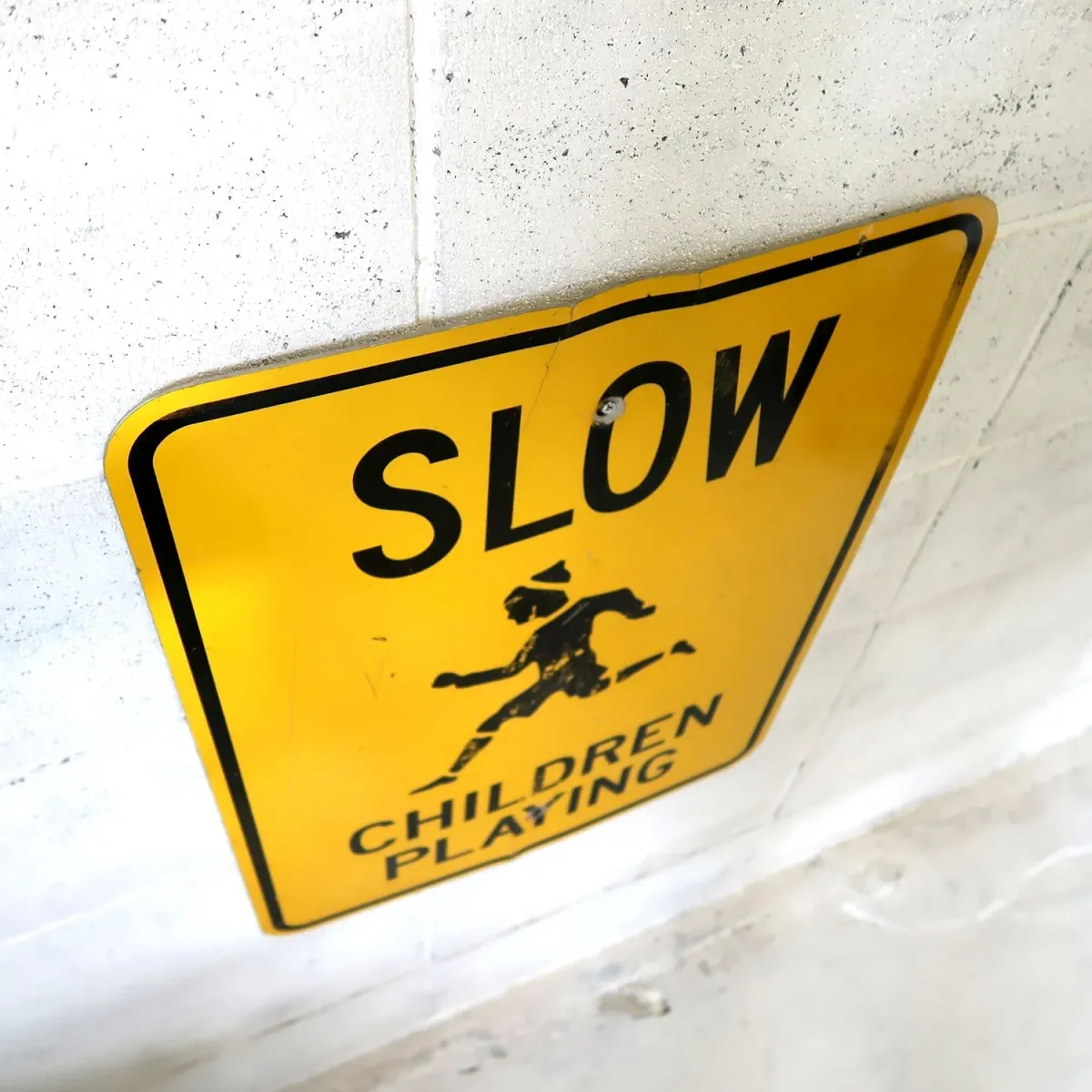 SLOW CHILDREN PLAYING ビンテージ ロードサイン