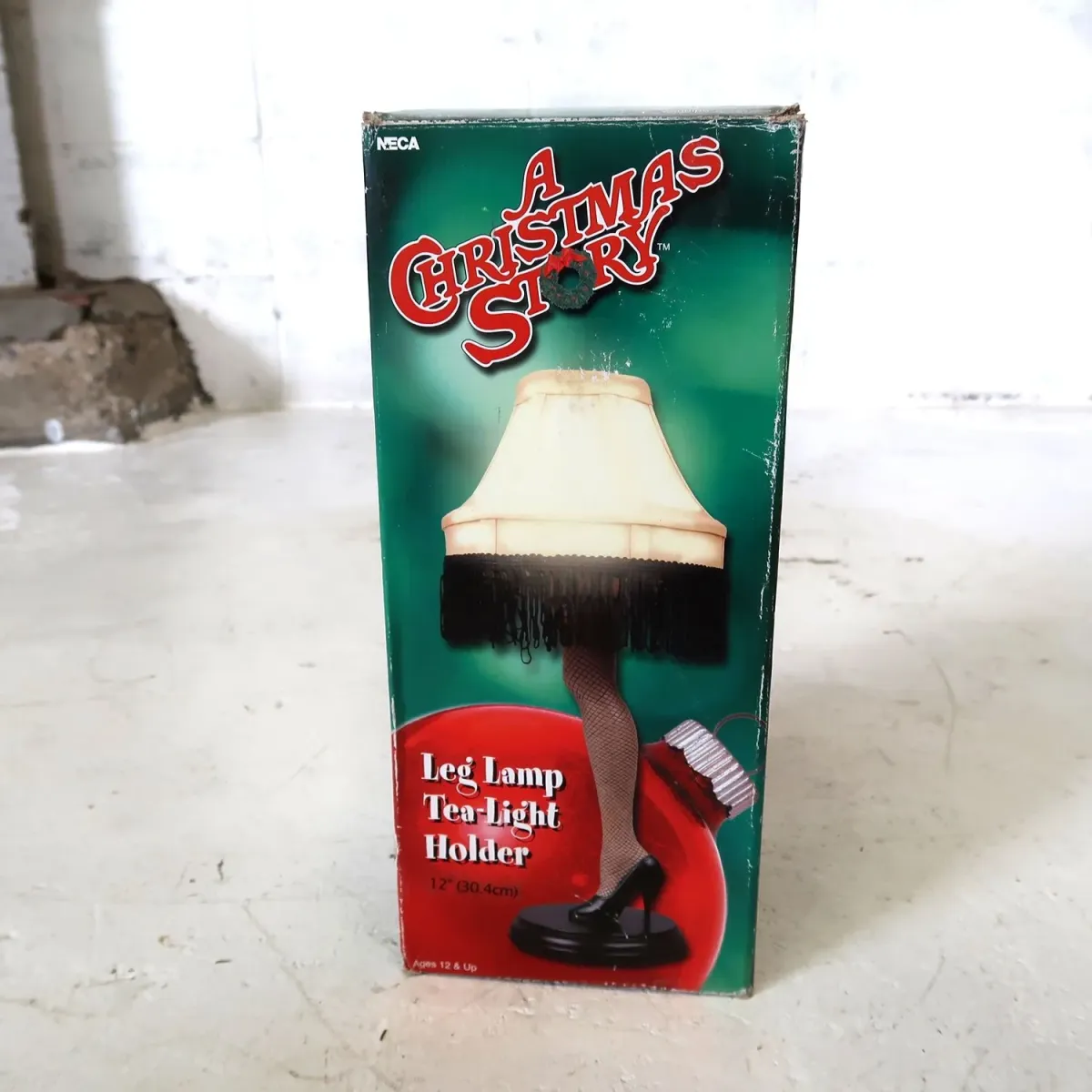 A CHRISTMAS STORY ティーライトホルダー レッグランプ 箱付き