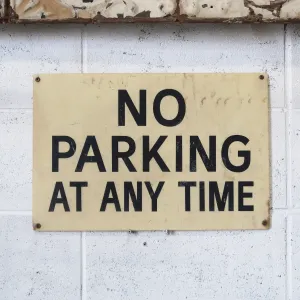 NO PARKING ロードサイン ファイバー製