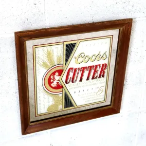 Coors CUTTER ビンテージ パブミラー