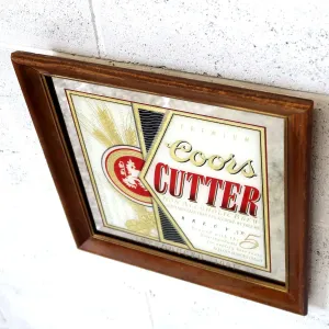 Coors CUTTER ビンテージ パブミラー